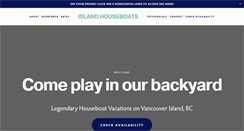 Desktop Screenshot of islandhouseboats.com